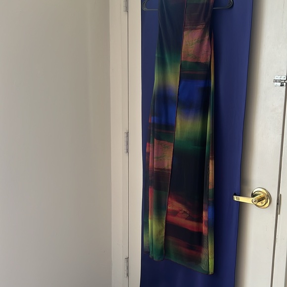 ASOS Mesh Sunset Dress - Picture 9 of 9